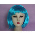 Party Short Straight Blue Cosplay Bob Hair Wig CY149